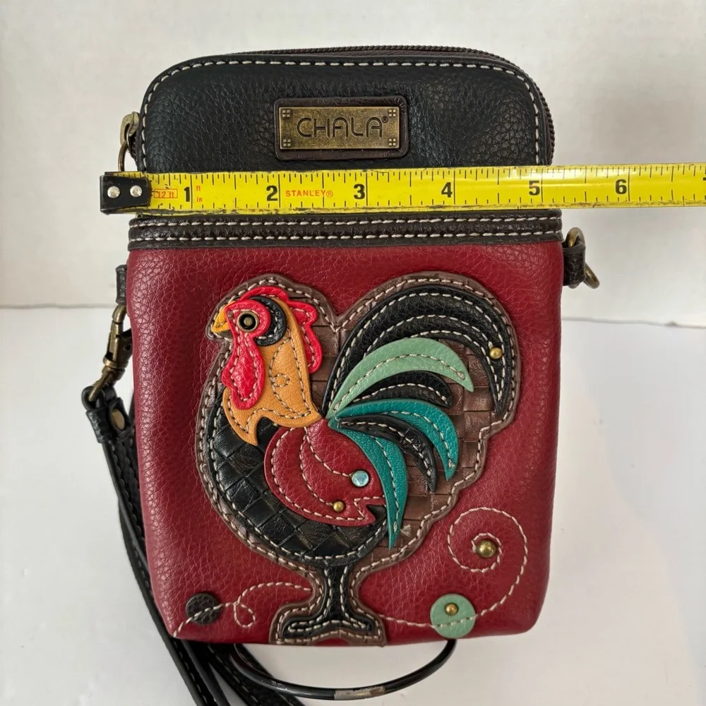 Chala Multicolor Rooster Crossbody Bag - Picture 5 of 7